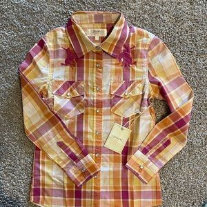 Shyanne girls western long sleeve shirt